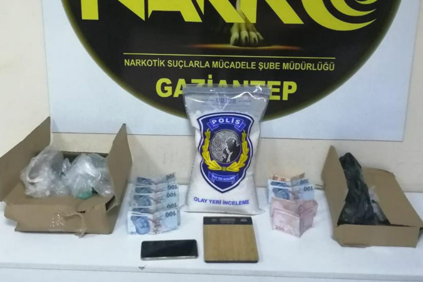 Gaziantep'te uyuşturucu operasyonu: 18 gözaltı